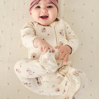 Pima Cotton Lilian Headband - Vintage Rose Childrens Headband from Jamie Kay NZ