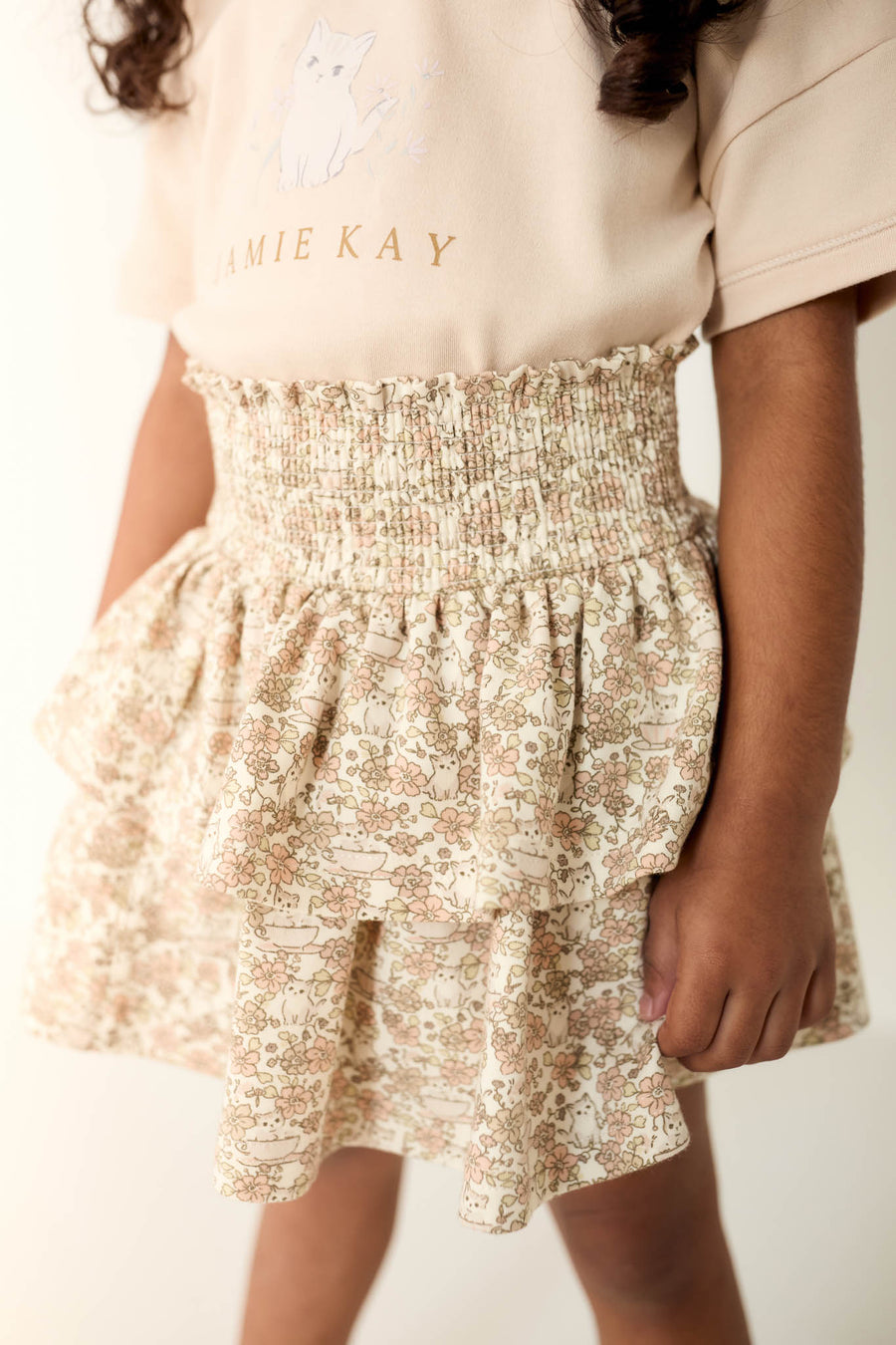 Organic Cotton Ruby Skirt - Kitty Chloe Childrens Skirt from Jamie Kay NZ