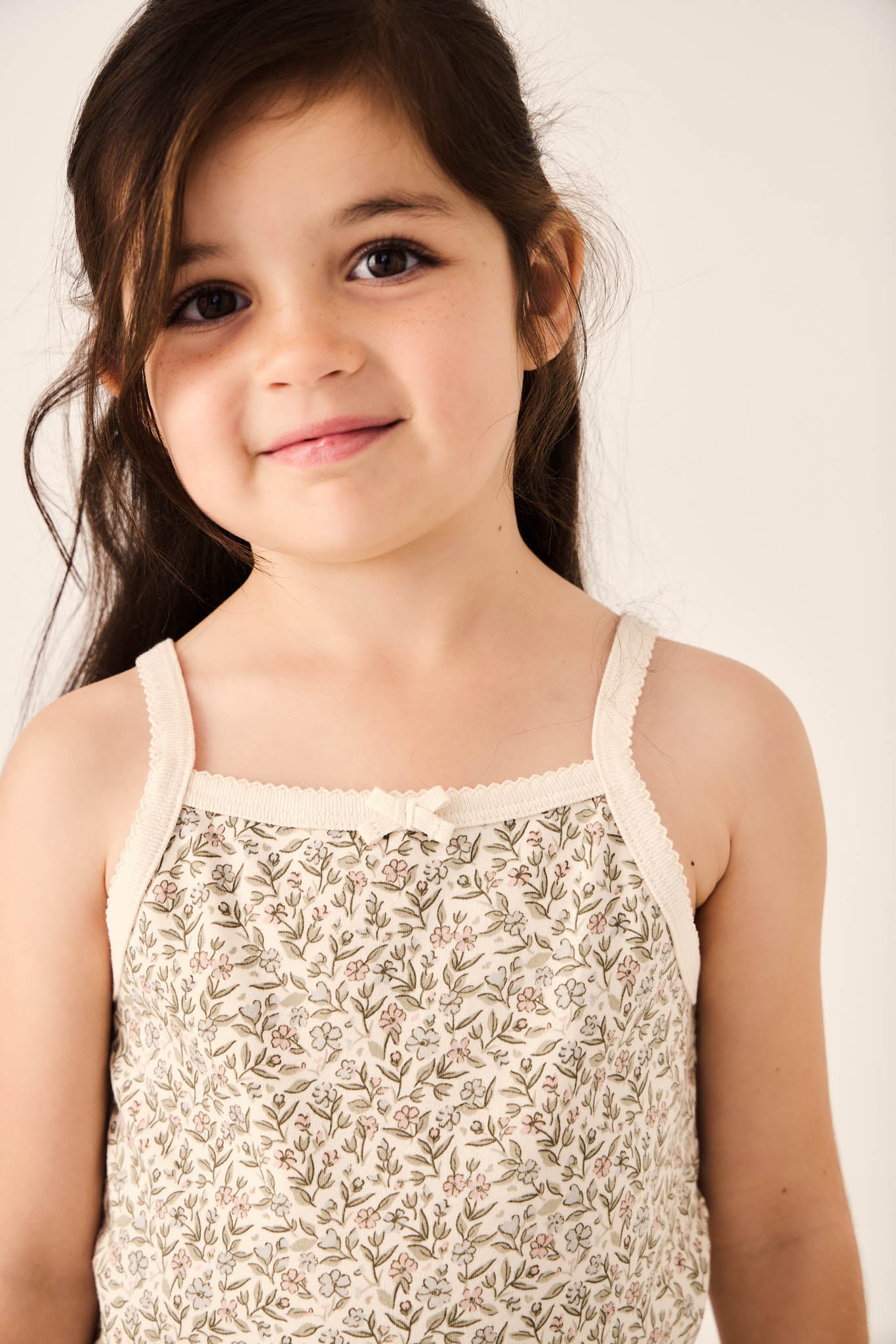 Organic Cotton Singlet Ariella Eggnog Jamie Kay NZ