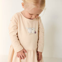 Organic Cotton Paloma Dress - Shell Childrens Dress from Jamie Kay NZ