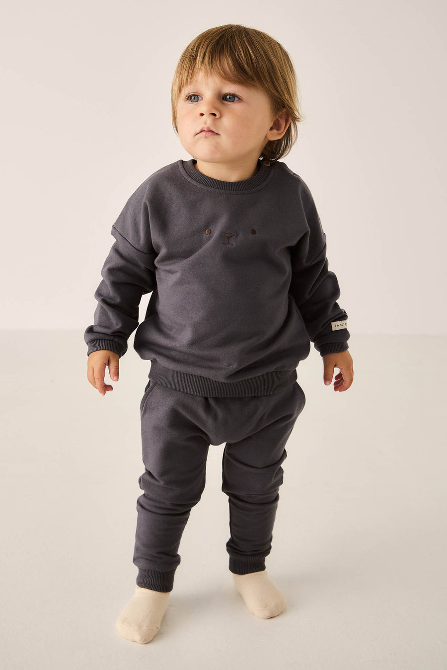 Organic Cotton Damien Sweatshirt - Arctic Childrens Sweatshirt from Jamie Kay NZ