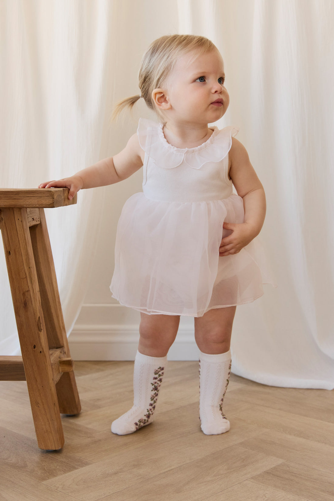 Jolie Playsuit - Blushed Rose Childrens Playsuit from Jamie Kay NZ