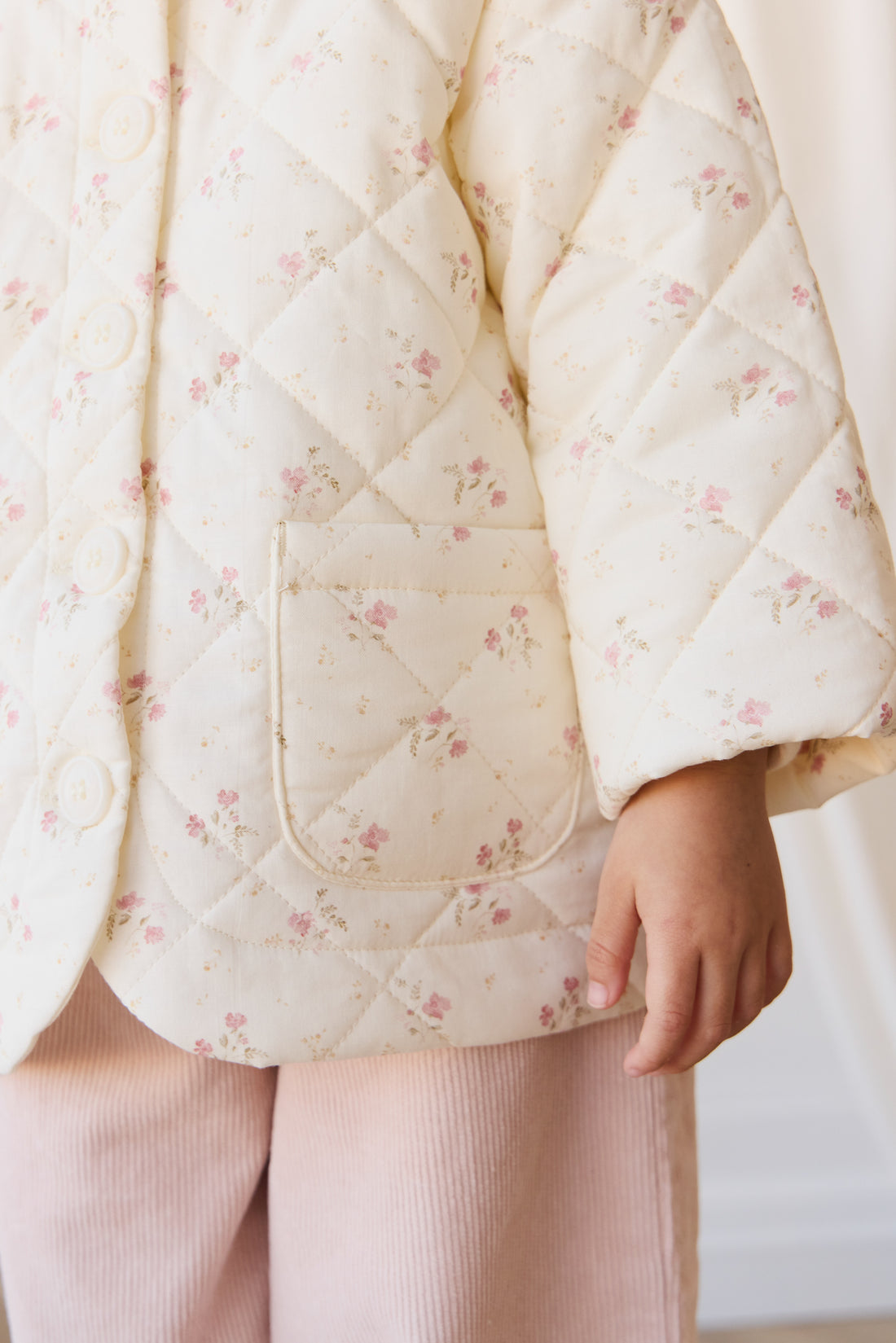 Colette Jacket - Thelma Parchment Childrens Jacket from Jamie Kay NZ