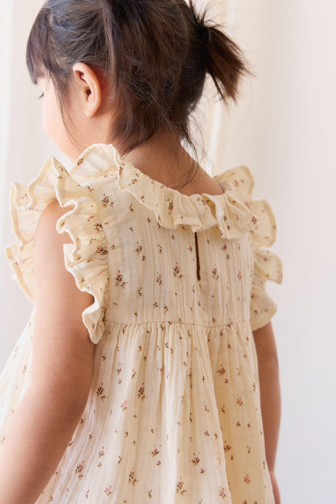 Organic Cotton Muslin Banks Blouse - Dina Antique Childrens Top from Jamie Kay NZ