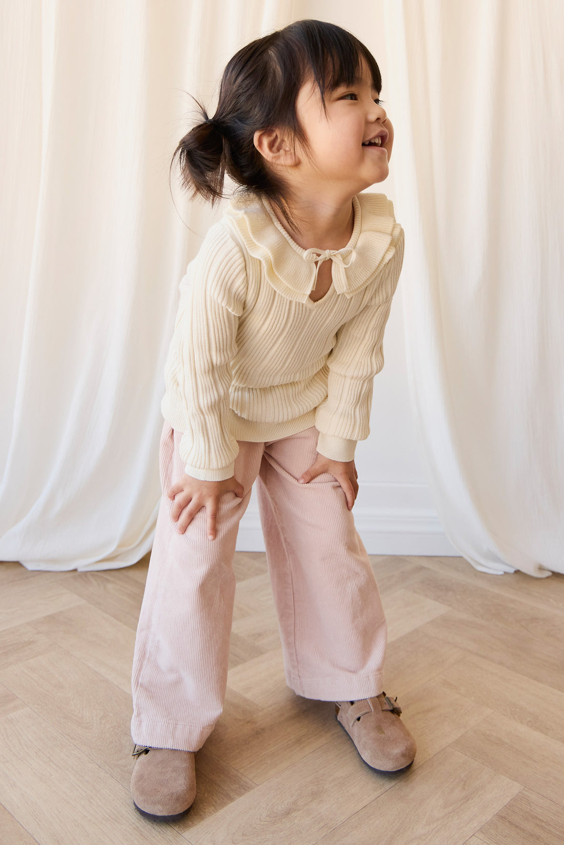 Lilah Jumper - Parchment Childrens Top from Jamie Kay NZ