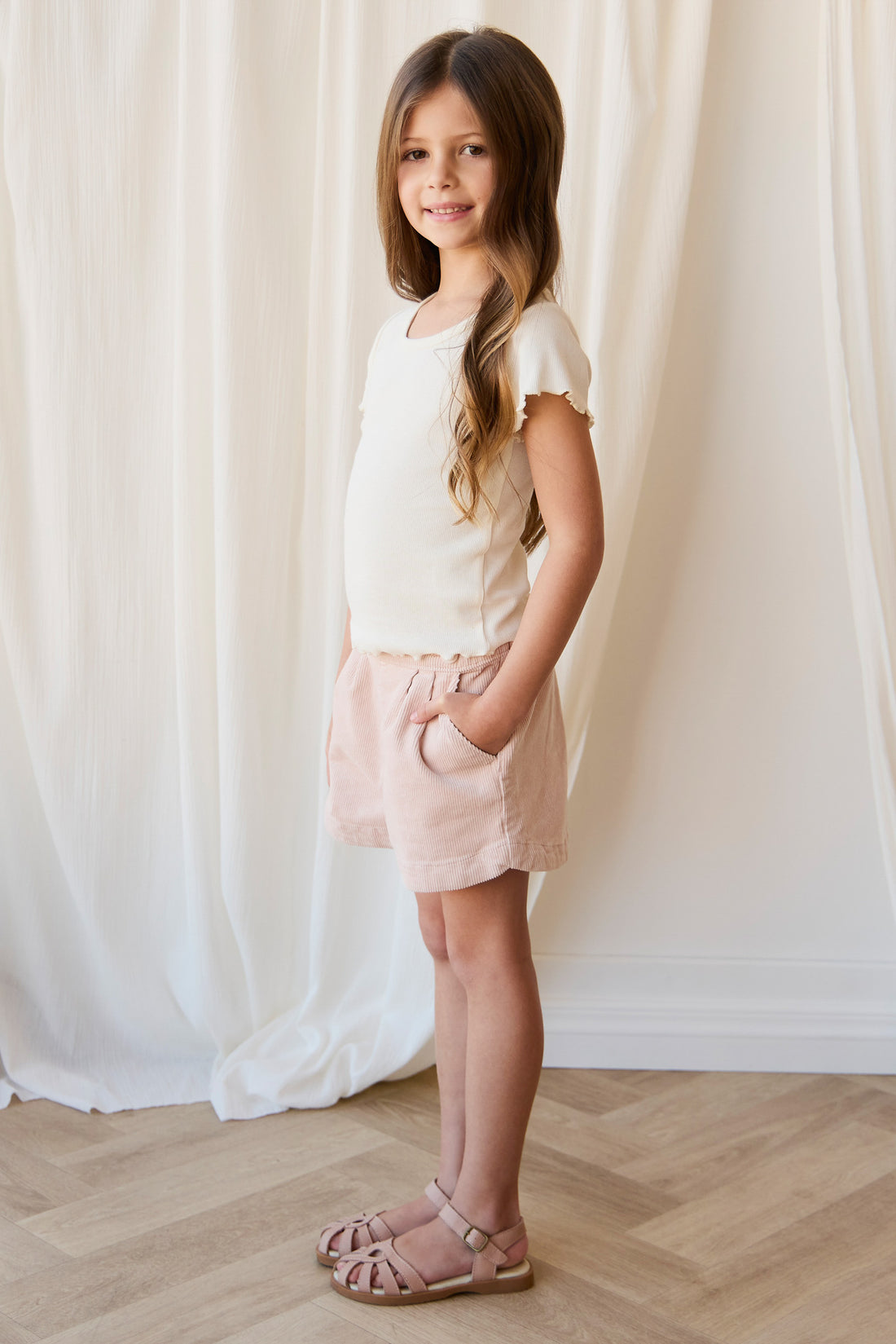 Jardine Short - Morganite Childrens Short from Jamie Kay NZ