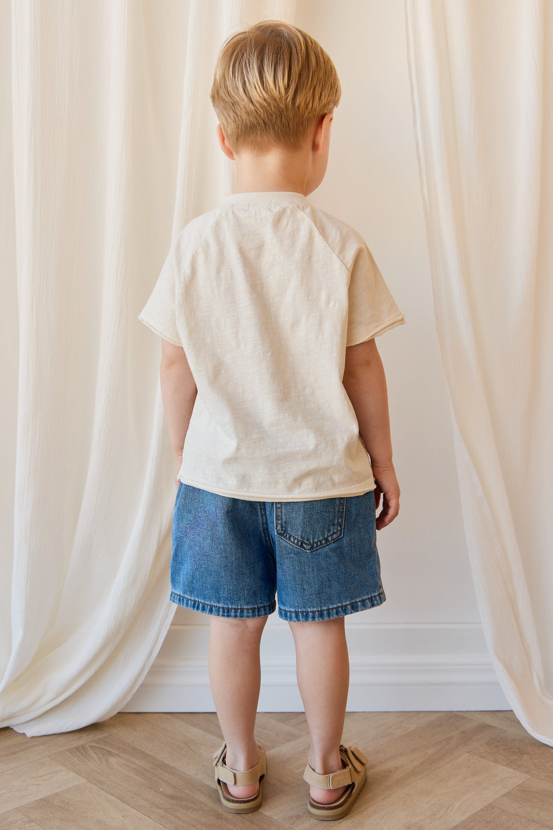 Reid Denim Short - Vintage Denim Childrens Short from Jamie Kay NZ