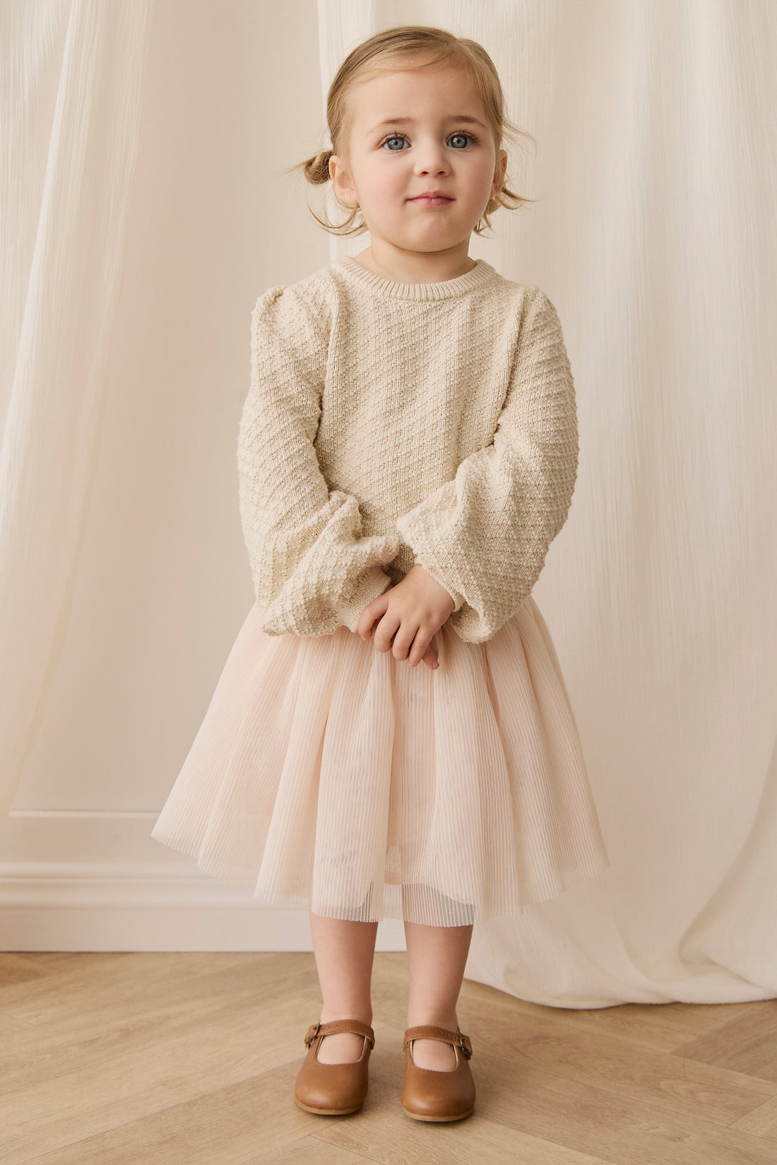 Harlow Jumper - Vanilla Childrens Top from Jamie Kay NZ