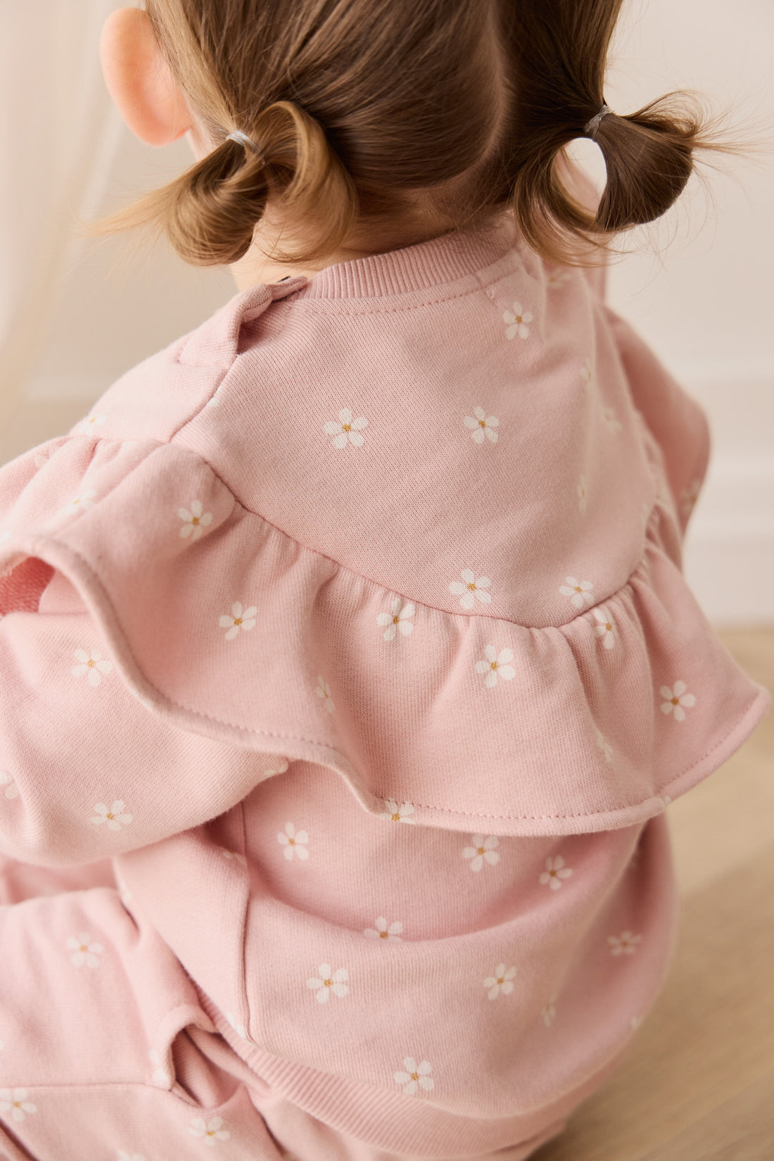 Organic Cotton Mckinley Sweatshirt - Josie Floral Childrens Top from Jamie Kay NZ