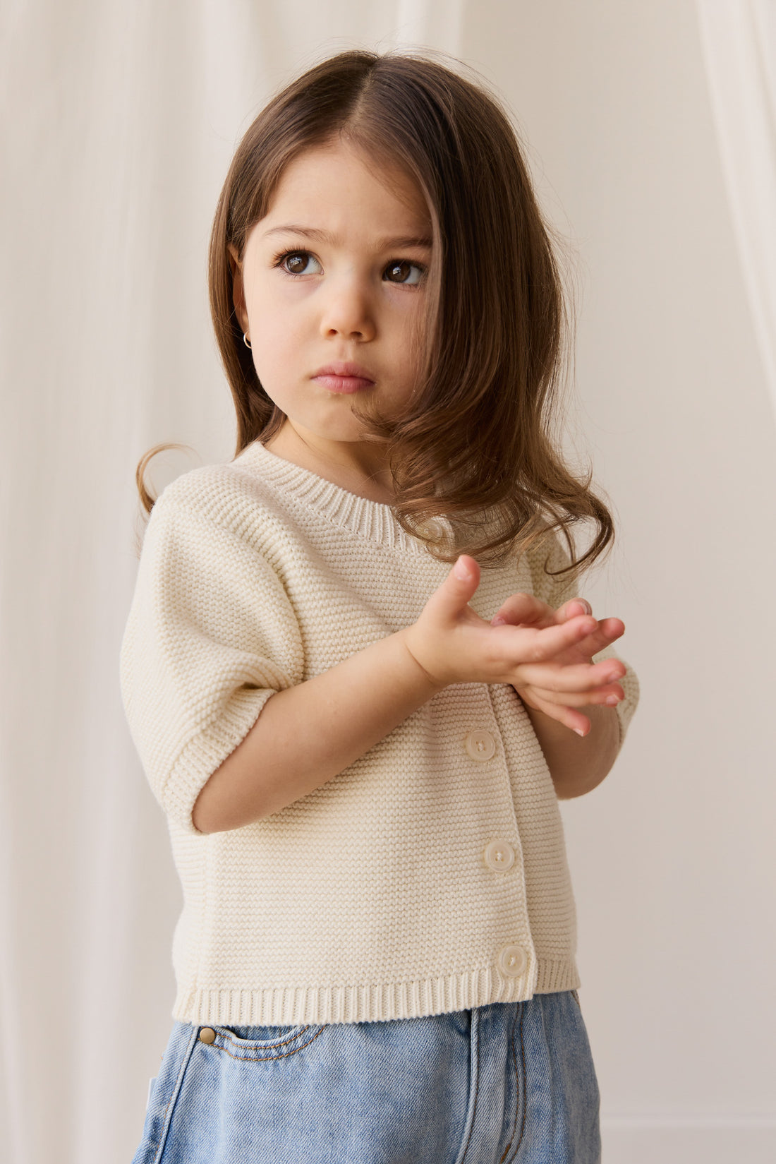 Fayette Top - Parchment Childrens Top from Jamie Kay NZ