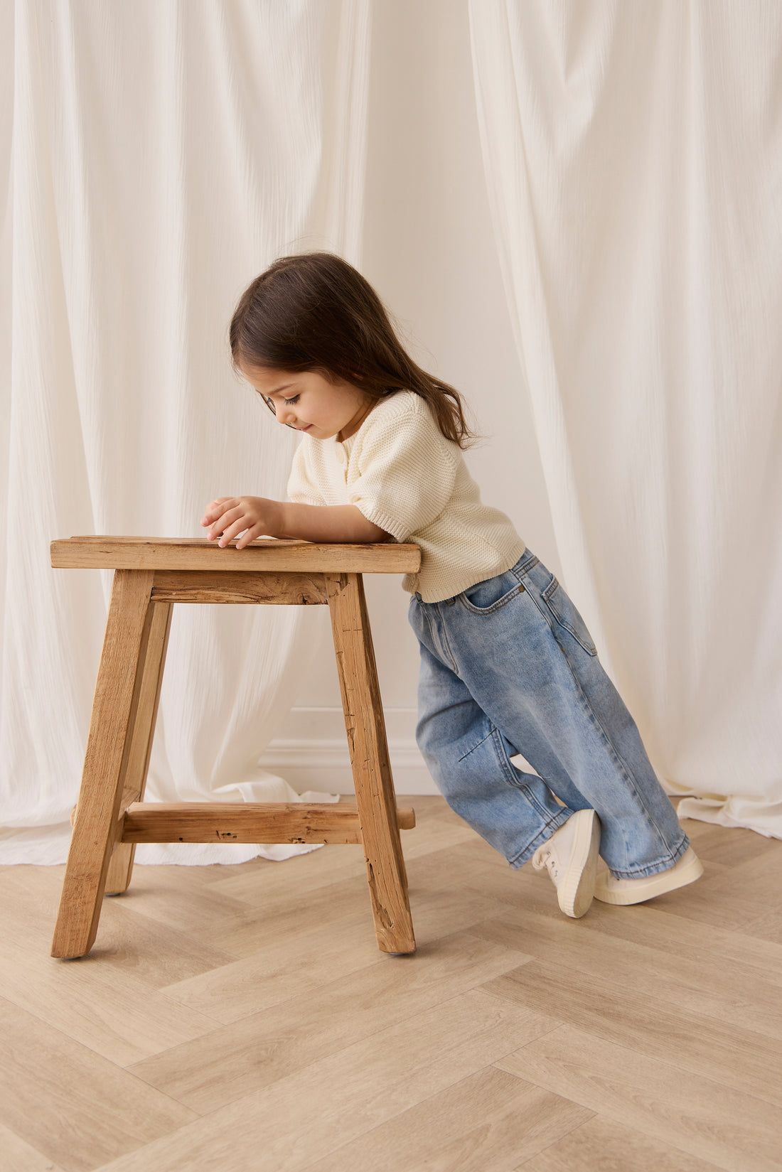 Fayette Top - Parchment Childrens Top from Jamie Kay NZ