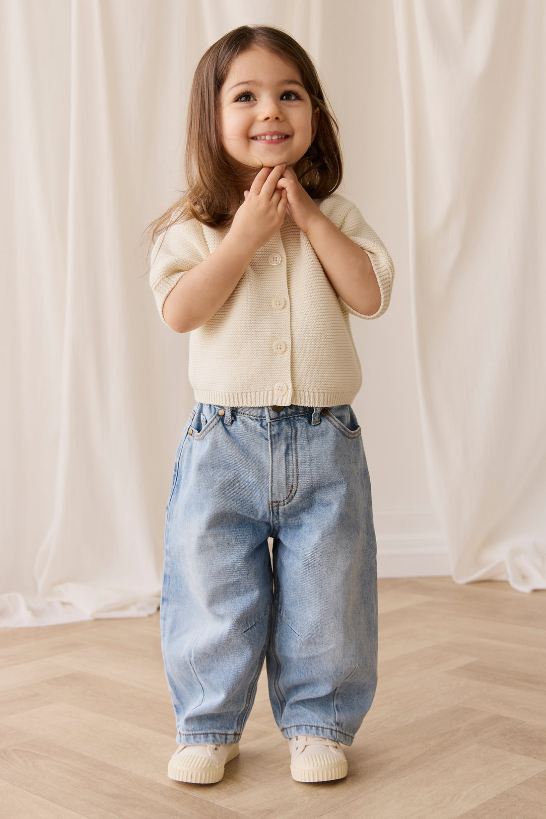 Fayette Top - Parchment Childrens Top from Jamie Kay NZ