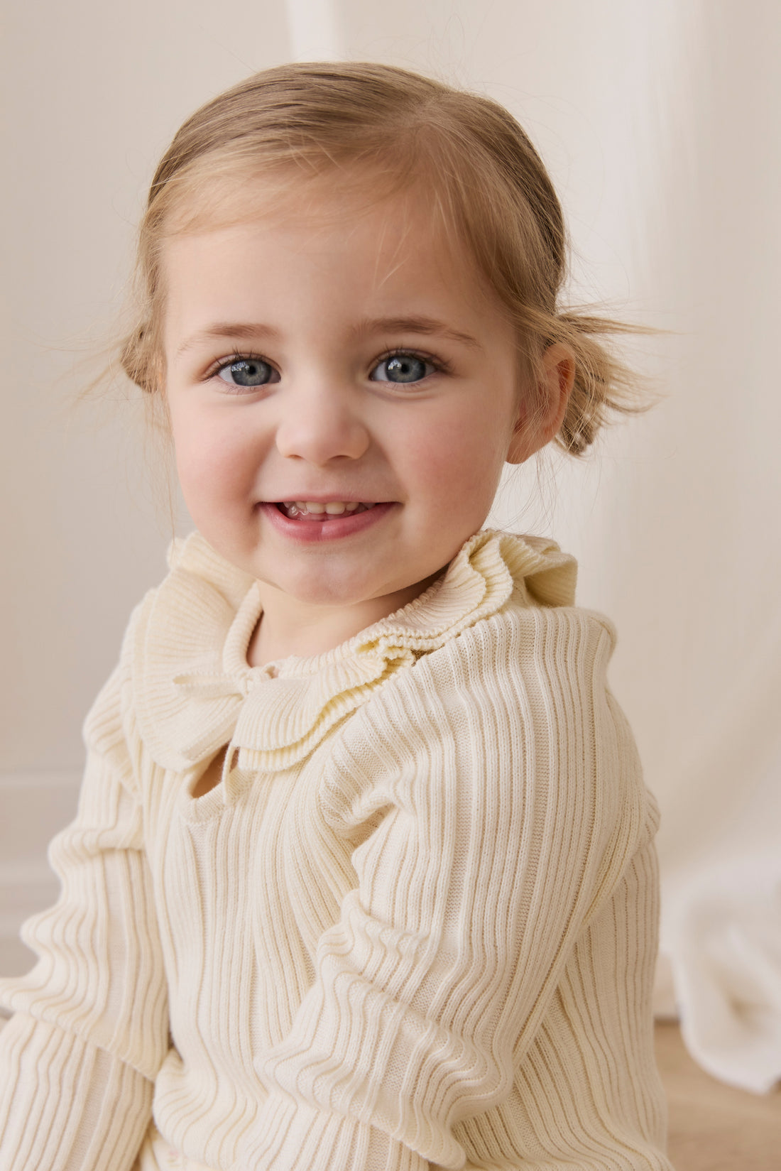 Lilah Jumper - Parchment Childrens Top from Jamie Kay NZ