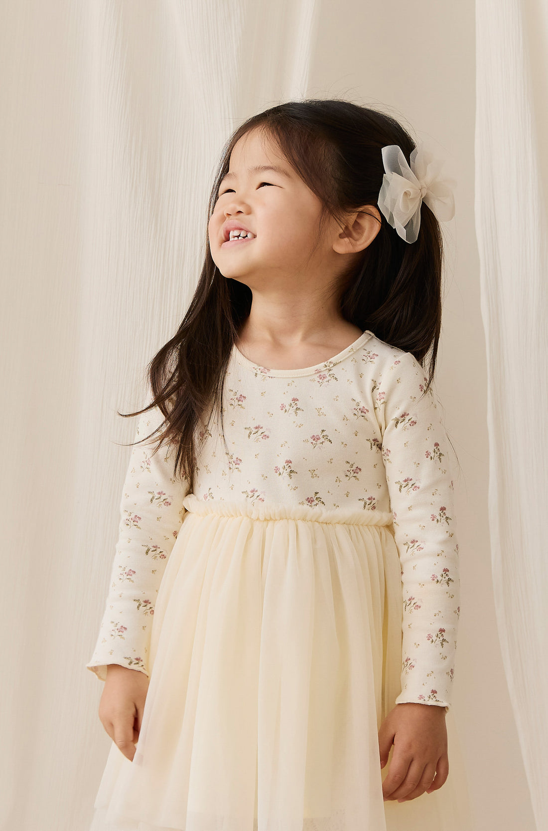 Anna Dress - Thelma Egret Childrens Dress from Jamie Kay NZ