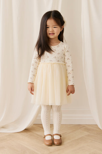 Anna Dress - Thelma Egret Childrens Dress from Jamie Kay NZ