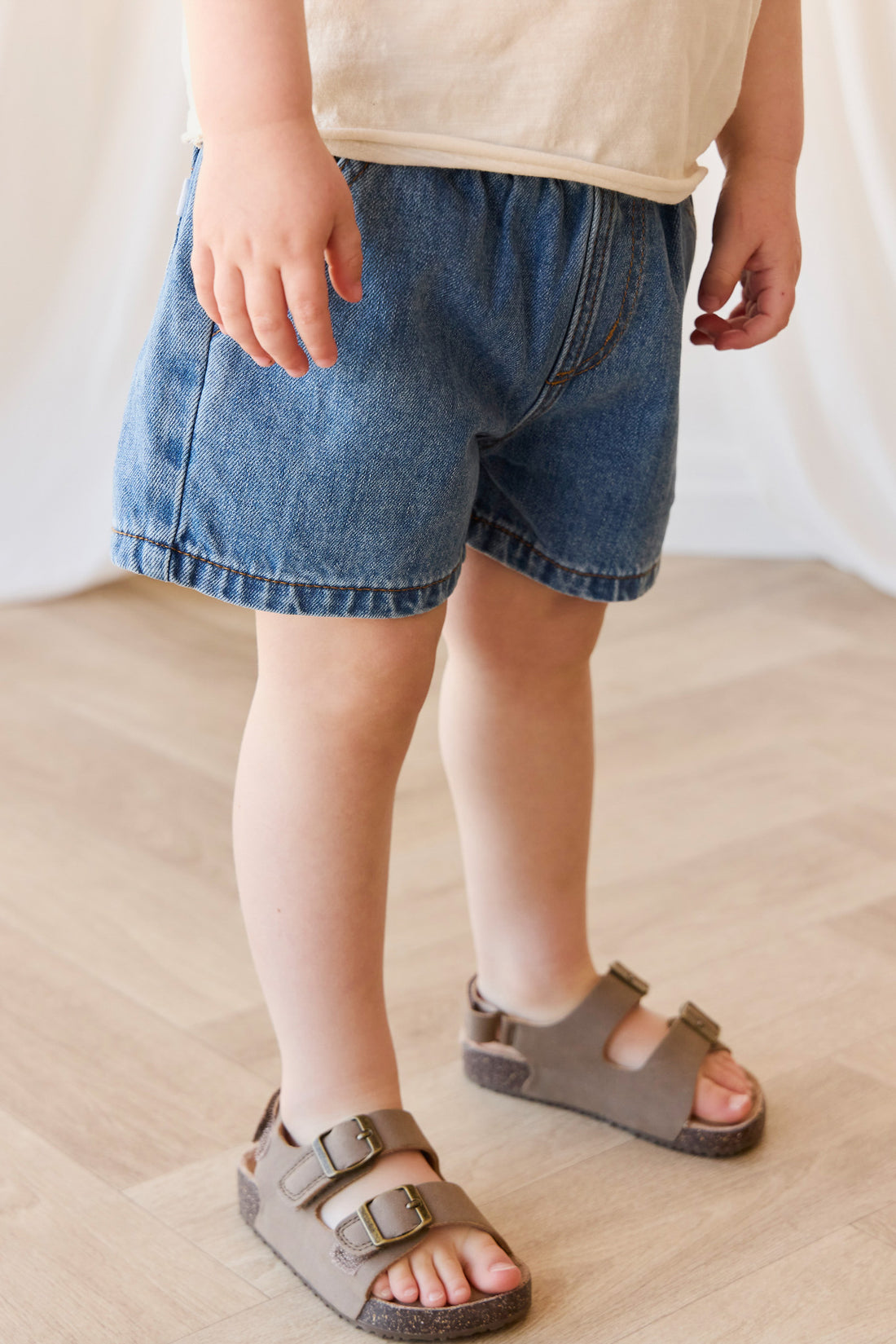 Reid Denim Short - Vintage Denim Childrens Short from Jamie Kay NZ