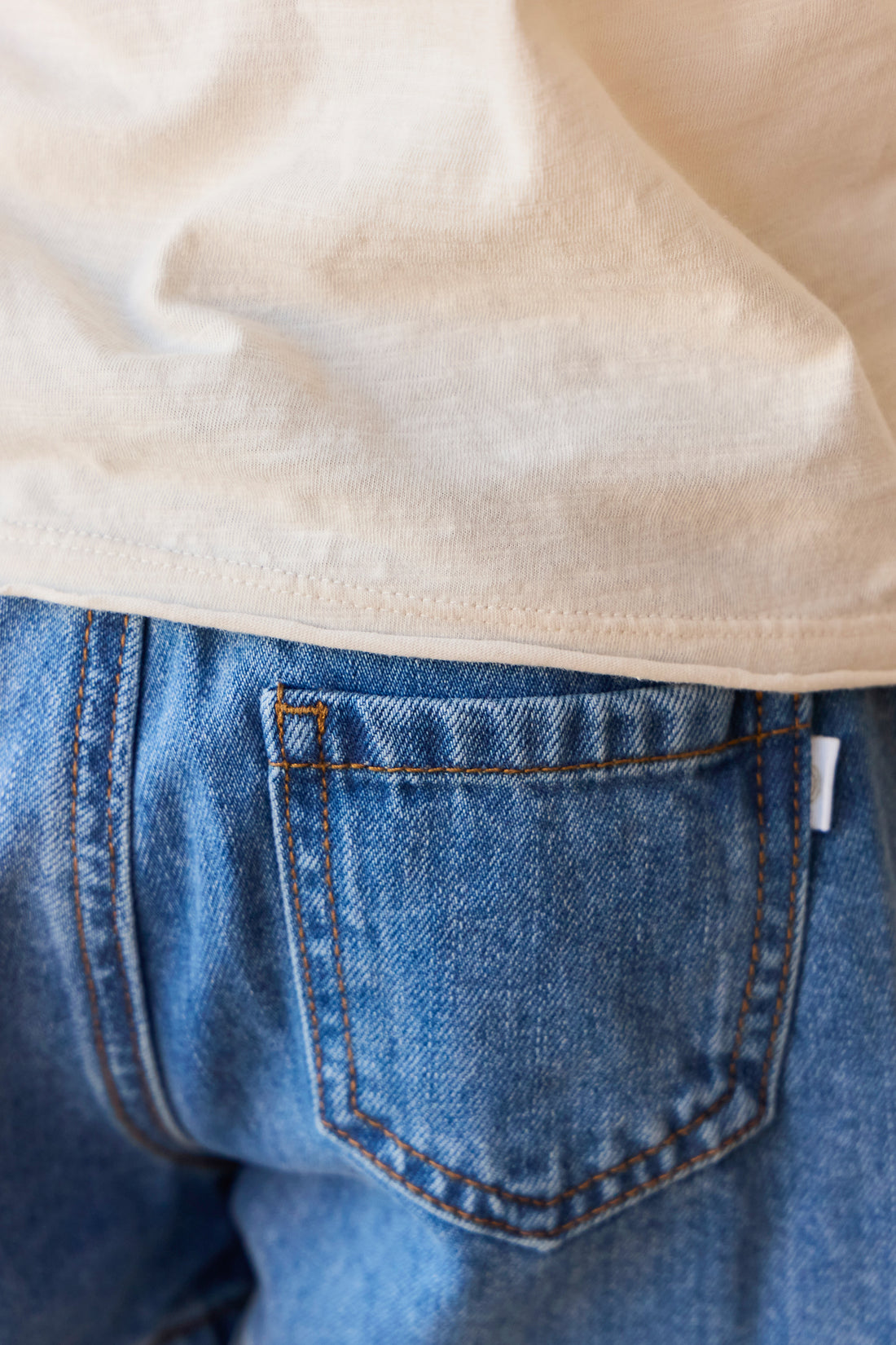 Reid Denim Short - Vintage Denim Childrens Short from Jamie Kay NZ