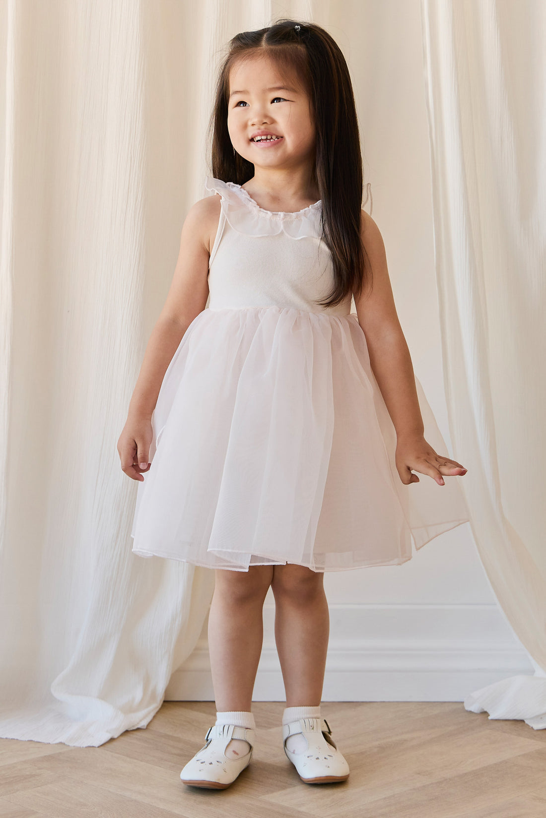 Adalyn Dress - Blushed Rose Childrens Dress from Jamie Kay NZ