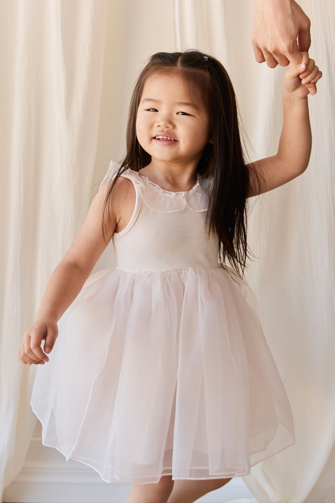 Adalyn Dress - Blushed Rose Childrens Dress from Jamie Kay NZ