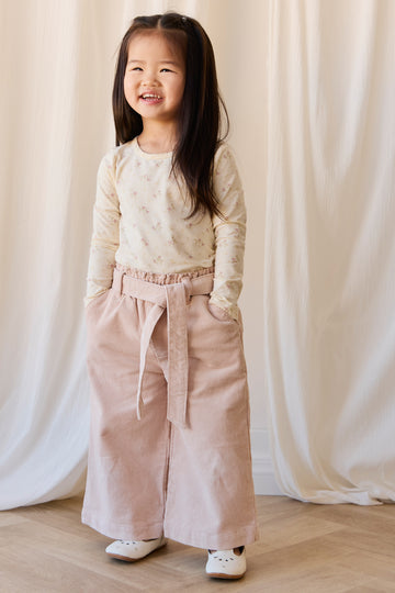 Organic Cotton Long Sleeve Top - Thelma Parchment Childrens Top from Jamie Kay NZ