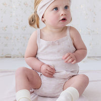 Organic Cotton Frill Bloomer - Addie Lilac Childrens Bloomer from Jamie Kay NZ