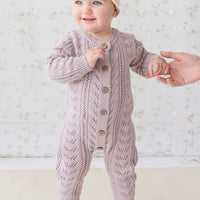 Nolah Onepiece - Lavender Marle Childrens Onepiece from Jamie Kay NZ