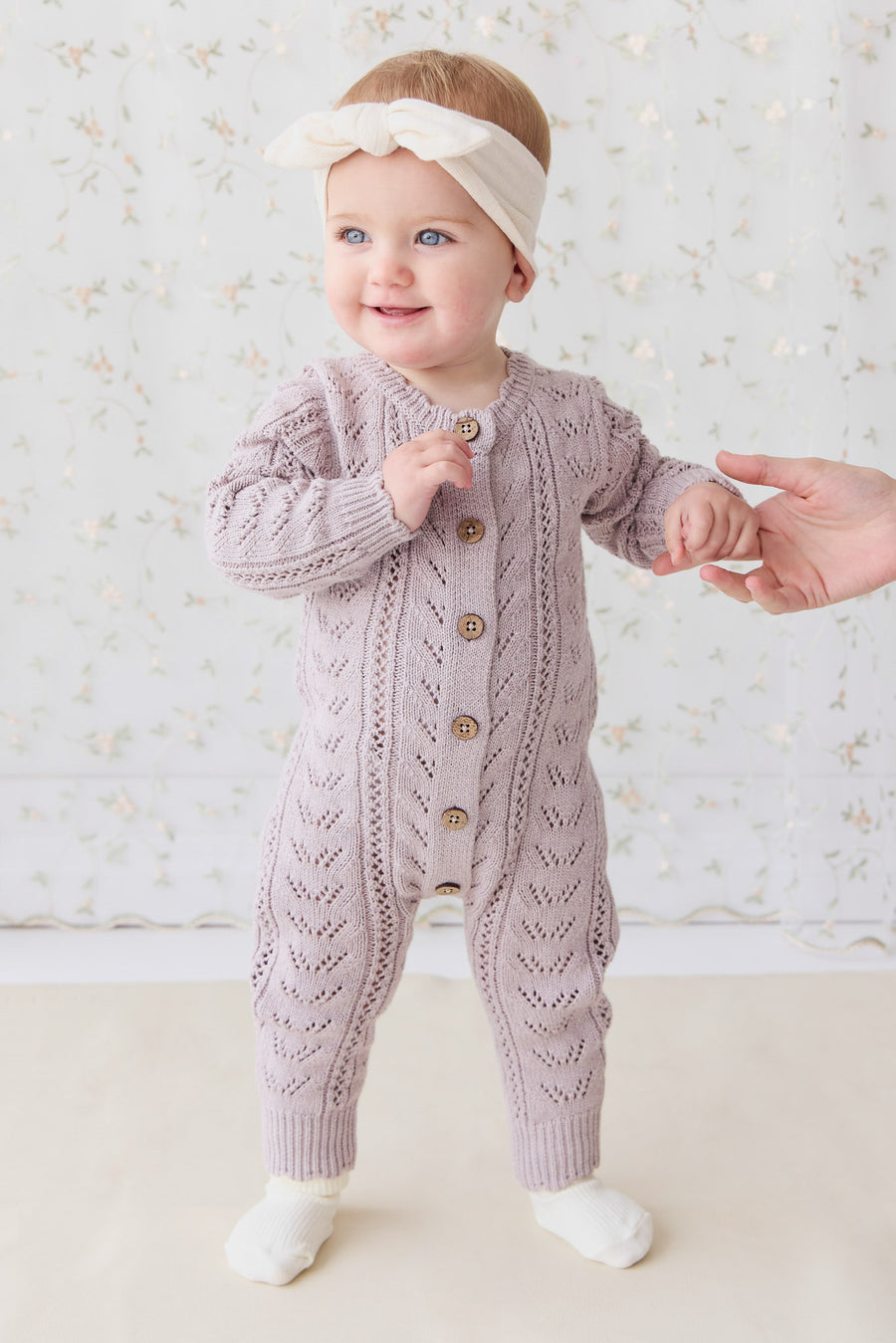 Nolah Onepiece - Lavender Marle Childrens Onepiece from Jamie Kay NZ