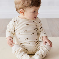 Organic Cotton Fernley Bodysuit - Cosy Basil Cloud Childrens Bodysuit from Jamie Kay NZ