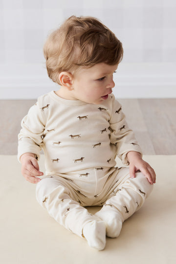 Organic Cotton Fernley Bodysuit - Cosy Basil Cloud Childrens Bodysuit from Jamie Kay NZ