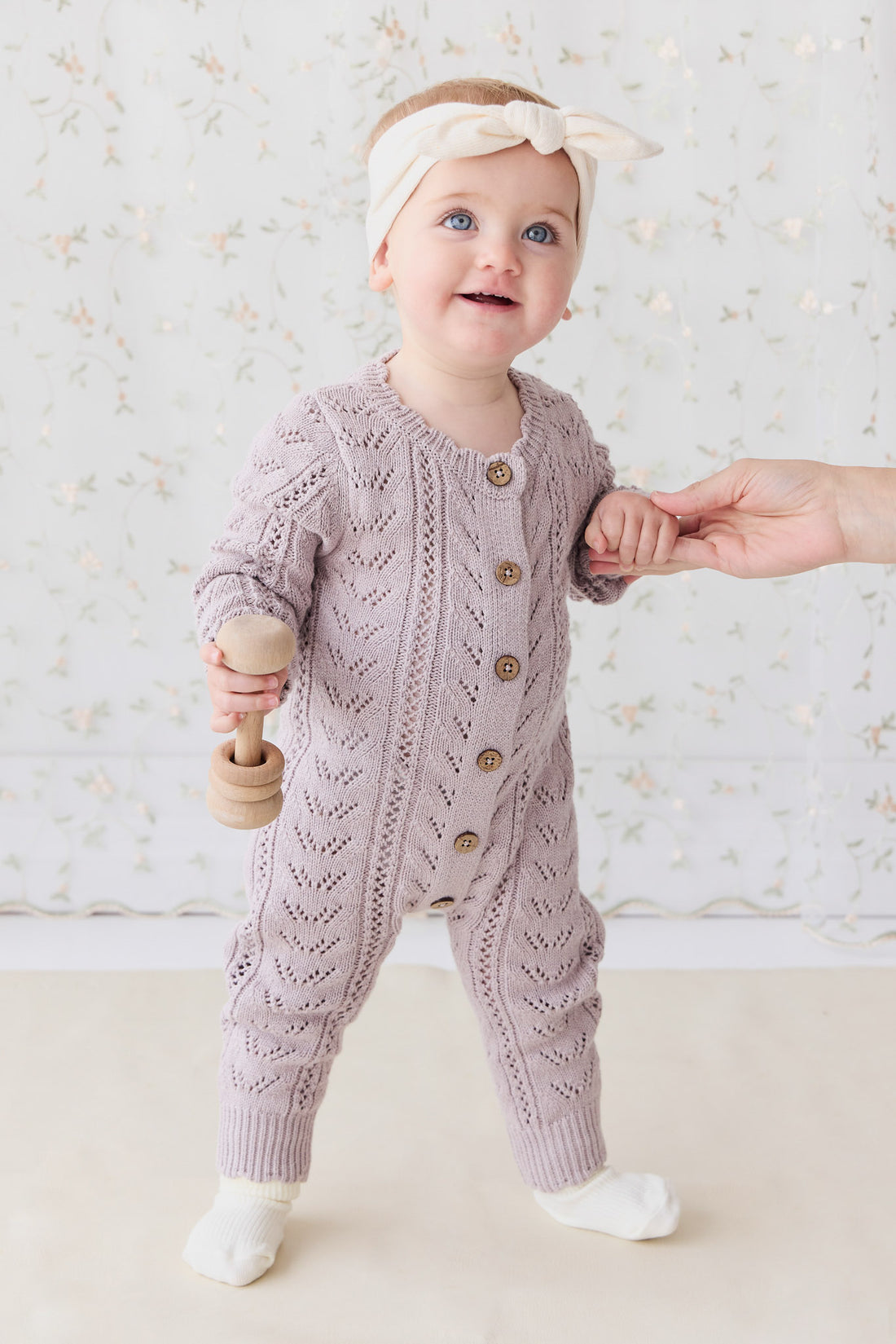 Nolah Onepiece - Lavender Marle Childrens Onepiece from Jamie Kay NZ