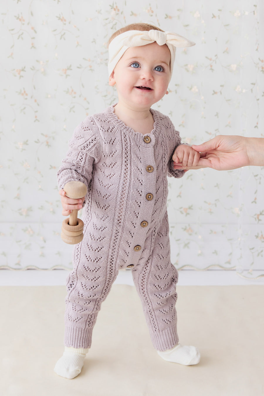 Nolah Onepiece - Lavender Marle Childrens Onepiece from Jamie Kay NZ