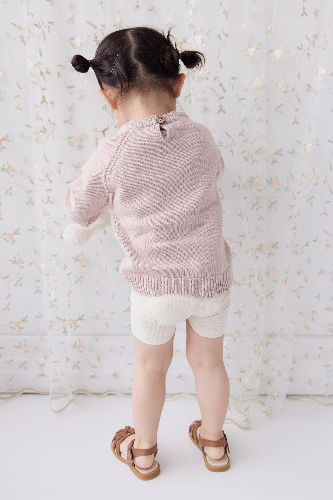 Audrey Knitted Jumper - Strawberry Childrens Jumper from Jamie Kay NZ