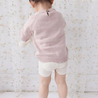 Audrey Knitted Jumper - Strawberry Childrens Jumper from Jamie Kay NZ