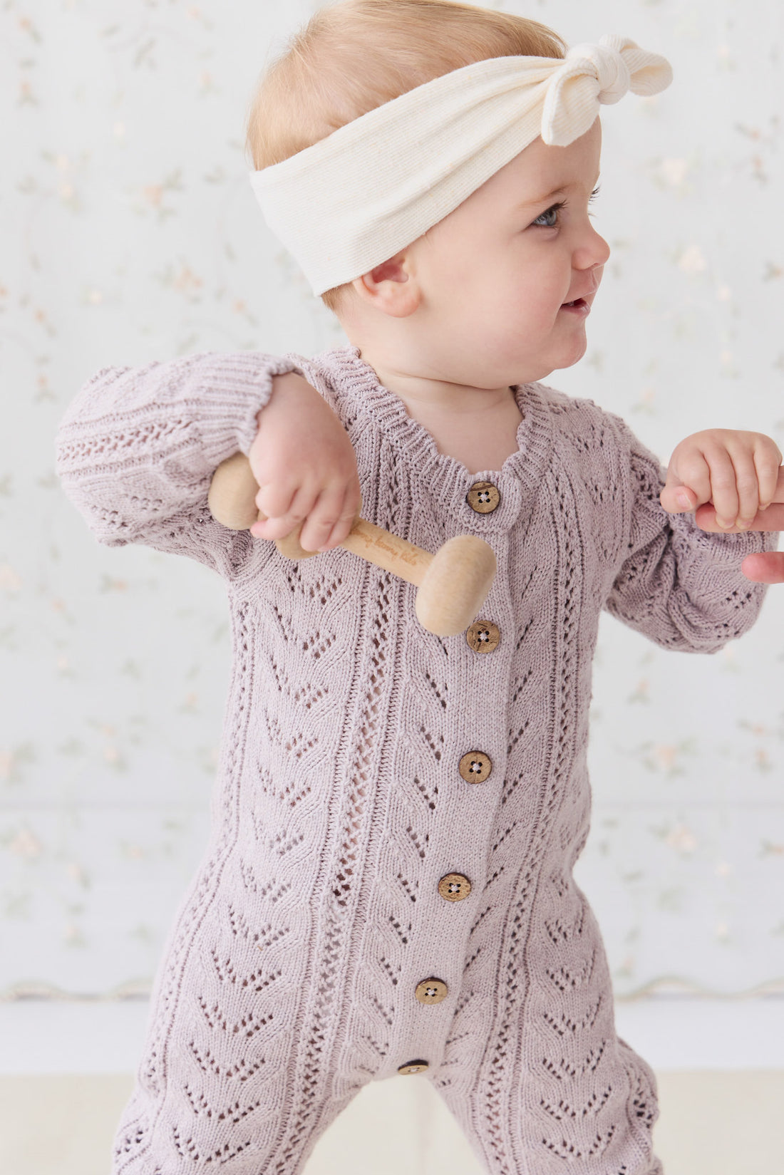 Nolah Onepiece - Lavender Marle Childrens Onepiece from Jamie Kay NZ