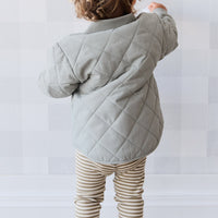 Harley Bomber Jacket - Sage Childrens Jacket from Jamie Kay NZ