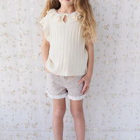 Lilah Top - Parchment Childrens Top from Jamie Kay NZ