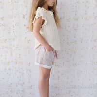 Lilah Top - Parchment Childrens Top from Jamie Kay NZ