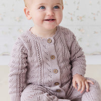 Nolah Onepiece - Lavender Marle Childrens Onepiece from Jamie Kay NZ