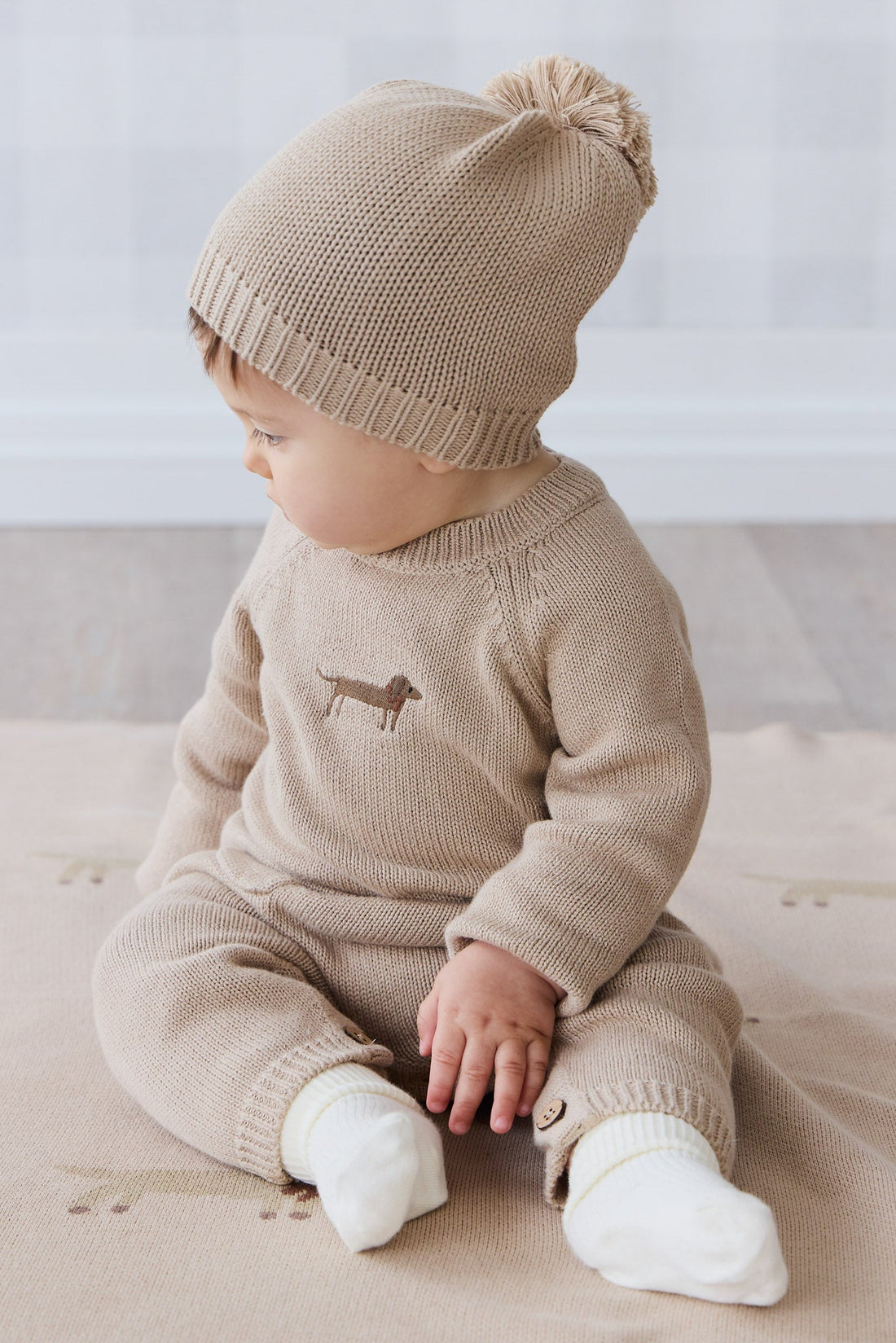 Ethan Hat - Fawn Childrens Hat from Jamie Kay NZ