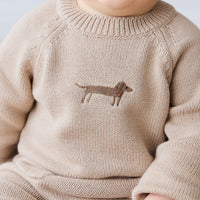 Ethan Jumper - Fawn Basil Childrens Jumper from Jamie Kay NZ