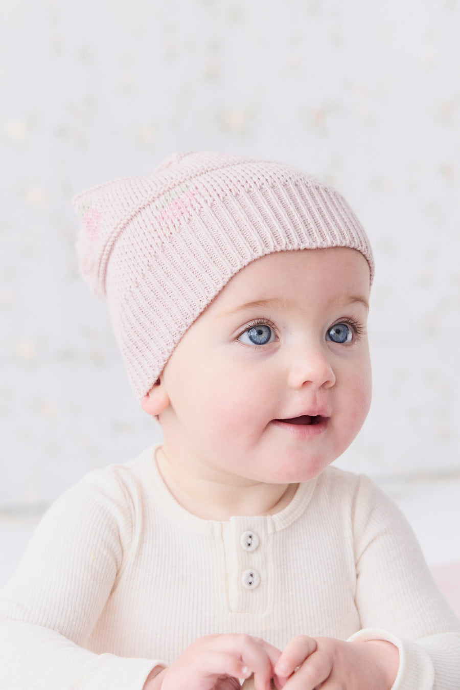 Juliette Beanie - Strawberry Childrens Hat from Jamie Kay NZ