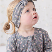 Organic Cotton Frankie Onepiece - Rosalie Floral Lava Childrens Onepiece from Jamie Kay NZ