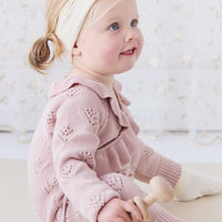 Lilah Onepiece - Ballet Pink Marle Childrens Onepiece from Jamie Kay NZ