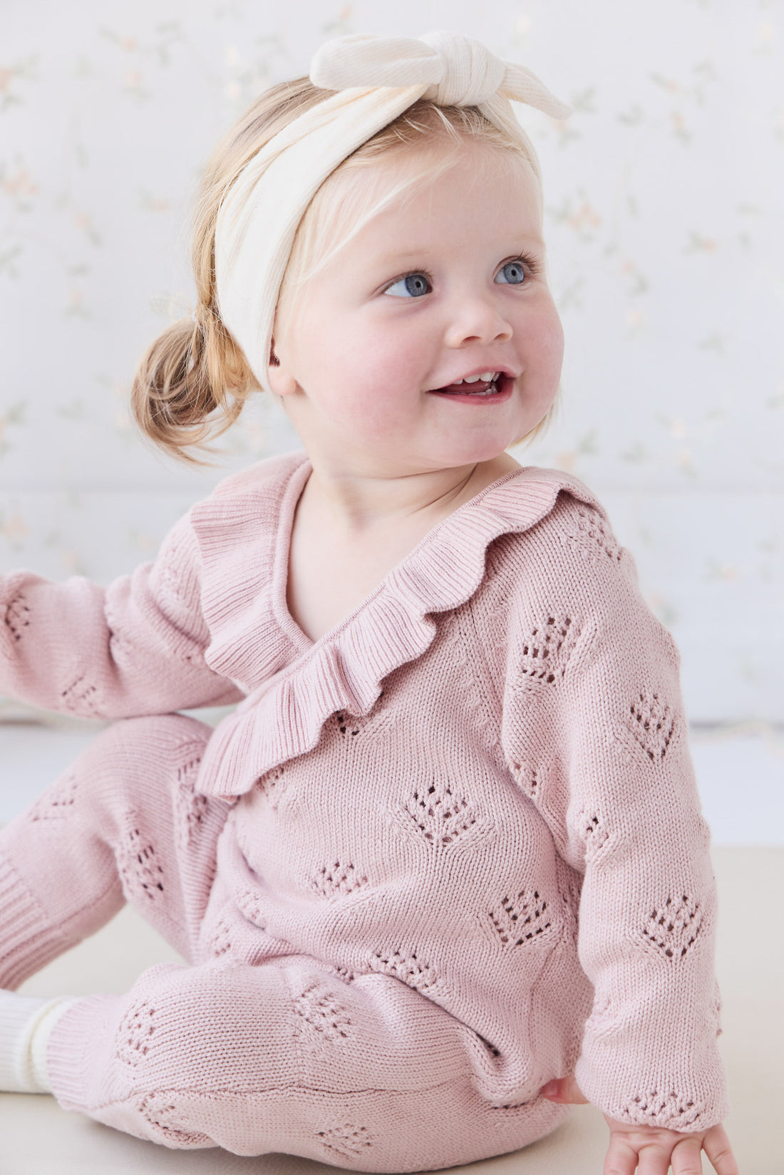 Lilah Onepiece - Ballet Pink Marle Childrens Onepiece from Jamie Kay NZ