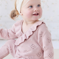 Lilah Onepiece - Ballet Pink Marle Childrens Onepiece from Jamie Kay NZ