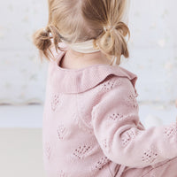 Lilah Onepiece - Ballet Pink Marle Childrens Onepiece from Jamie Kay NZ