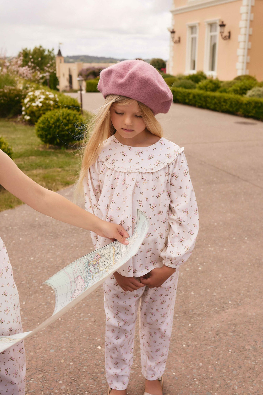 Organic Cotton Elodie Pant - Bianca Antique Childrens Pant from Jamie Kay NZ