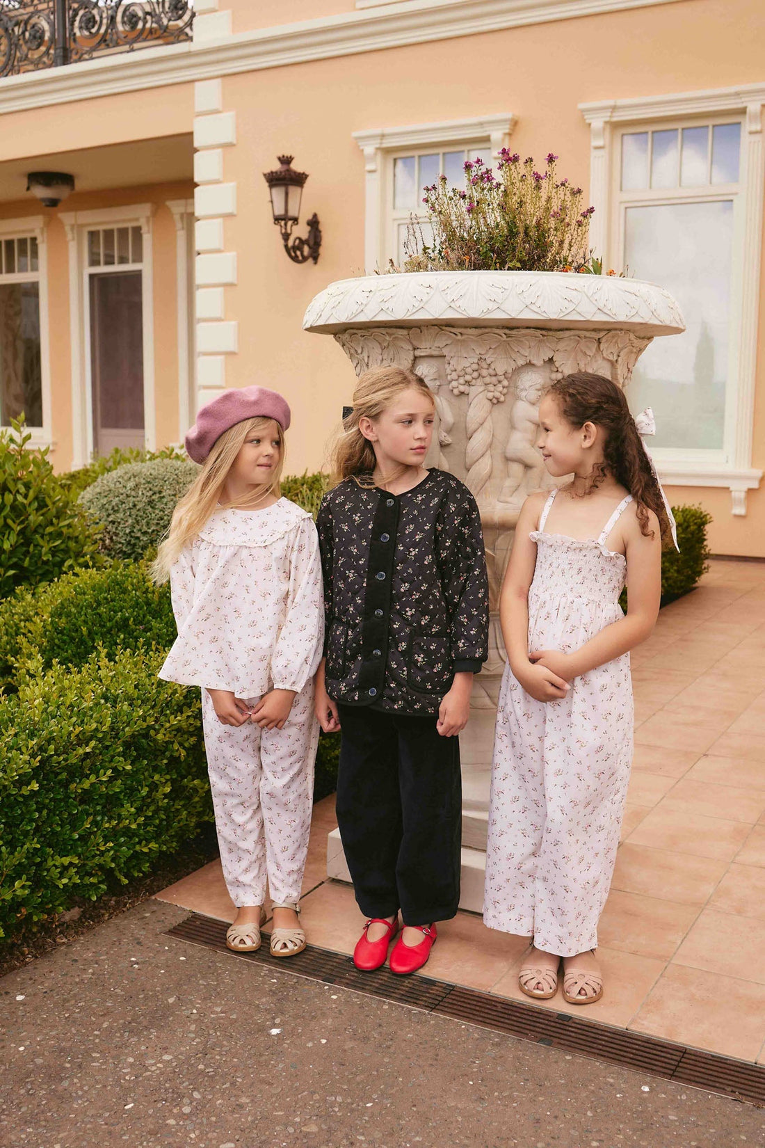 Organic Cotton Arabella Jumpsuit - Bianca Antique Childrens Jumpsuit from Jamie Kay NZ