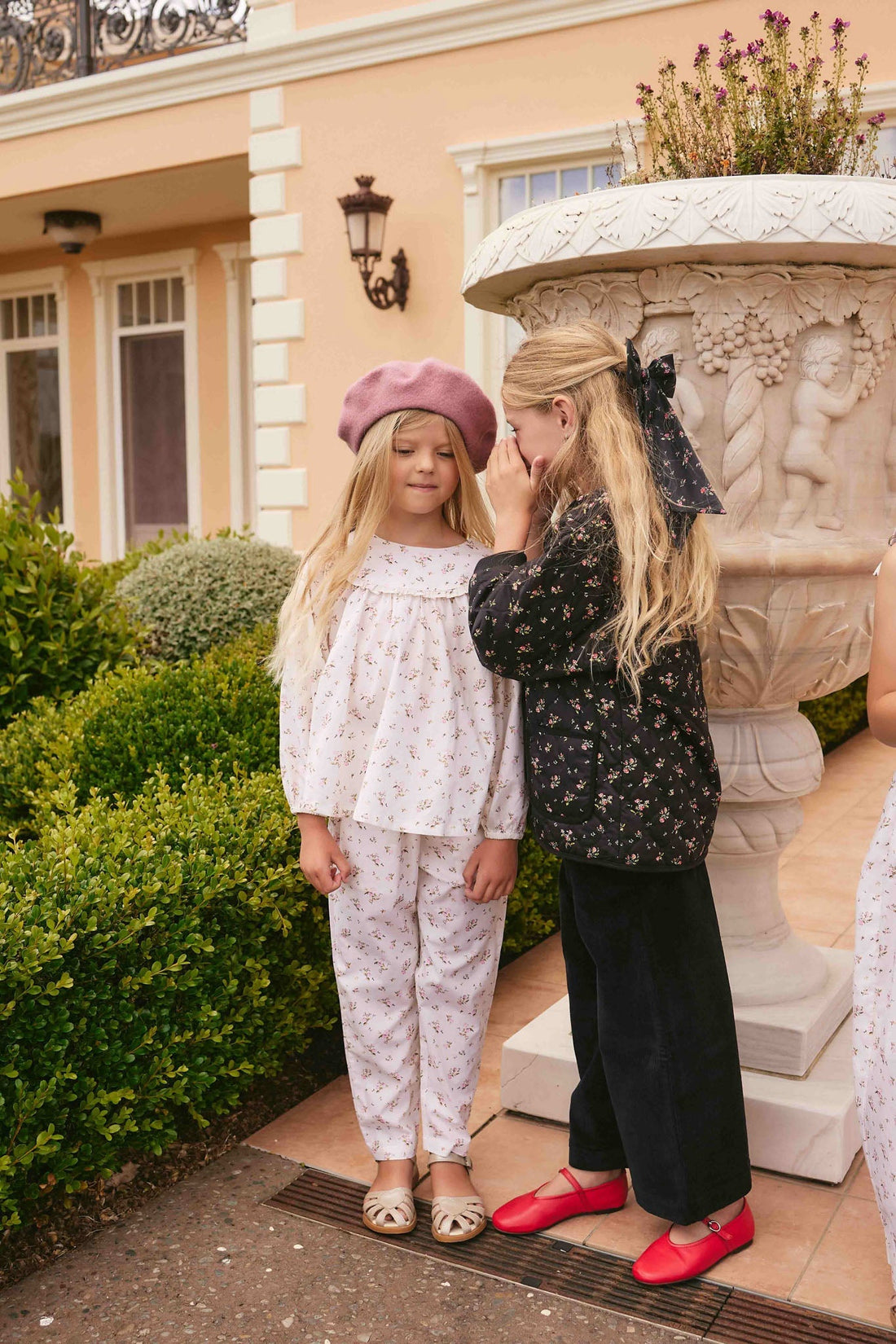 Organic Cotton Elodie Pant - Bianca Antique Childrens Pant from Jamie Kay NZ