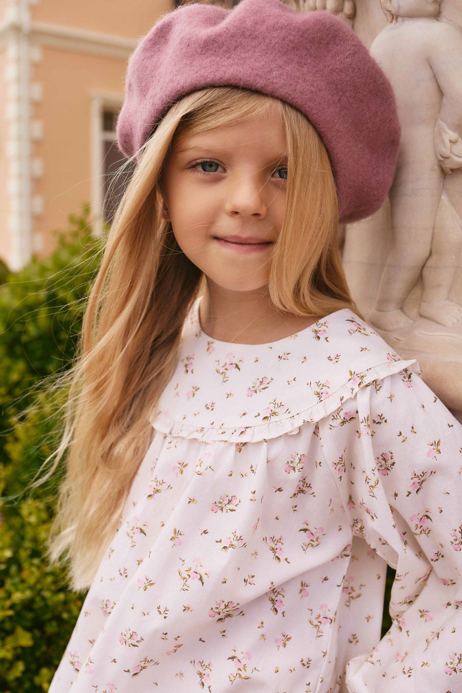 Organic Cotton Amira Blouse - Bianca Antique Childrens Top from Jamie Kay NZ